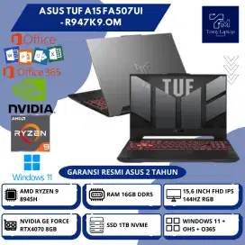 ASUS TUF A15 FA507UI RYZEN 9-8945H NVIDIA RTX4070 8GB RAM16GB 1TB 15,6