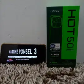 Infinix hot 50i 6/128 garansi resmi 1 tahun