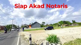 Tanah Tepi Jalan Aspal Dekat Kampus UNISA, AJB SHM