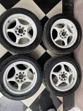 Velg 15 enkei tulang pcd 4x100/114 velg saha