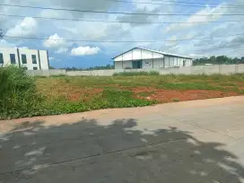 Tanah zona industri Tangerang jl Ciangir luas 1700 m akses kontainer