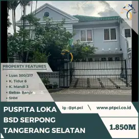 DIJUAL RUMAH DI PUSPITA LOKA BSD SERPONG TANGERANG SELATAN -VIA CESSIE