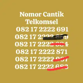 NOMOR CANTIK TELKOMSEL