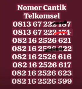 NOMOT CANTIK TELKOMSEL