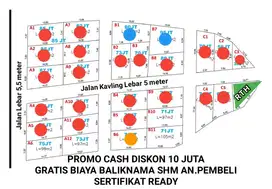 Kavling siap  bangun di 24 Tejo Sari Metro Timur CASH 60 jt saja