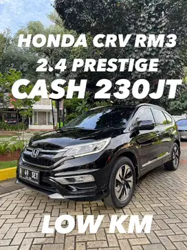 [Cash 230jt] Honda CRV 2.4 Prestige 2015 RM3 Low KM Cash ONLY