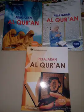 Paket buku Al-Qur'an second kelas X, XI, XII