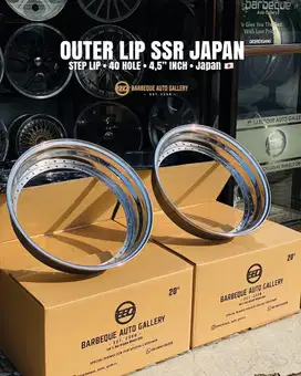 Outerlip velg original SSR jepang (Hanya sepasang) 40 hole ukuran 20”