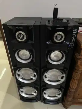 Dijual speaker karooke polytron second