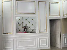 Wall moulding dan kaca bevel