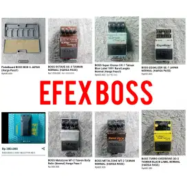 Efek Gitar Bas Dan Aksesoris