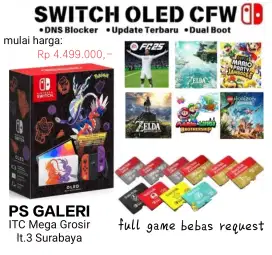 NINTENDO SWITCH OLED ¢fw + 128/256/512gb full game