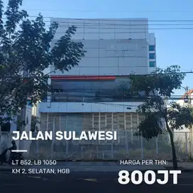 sewa gedung / bangunan jalan raya sulawesi