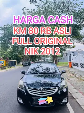 HARGA CASH TOYOTA VIOS G AT 2012 GRATIS BALIK NAMA PROMO 3 HARI AJA