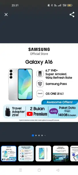 NEW SAMSUNG A16 - 8/128