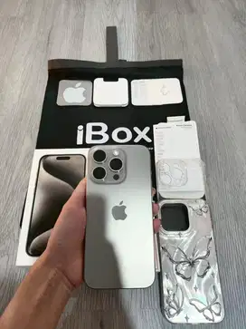 Iphone 15pro second 128GB Ibox Pemakaian pribadi cewek