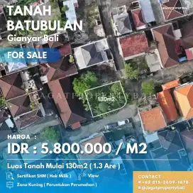 Dijual Tanah Strategis di Batu Bulan