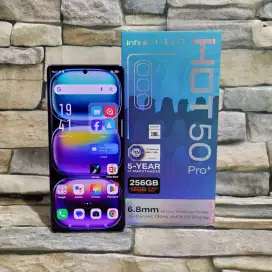 Infinix Hot 50 Pro Plus 8/256 Fulset segel mulus 99% like new Garansi