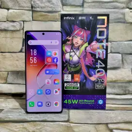 Infinix Note 40 Pro 5G 8/256 Fulset segel mulus 98% Garansi panjang