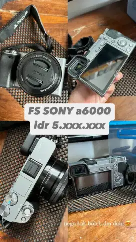 Sony a6000 Fullset Terawat