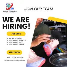 LOKER TEAM SIKAT CUCI SEPATU