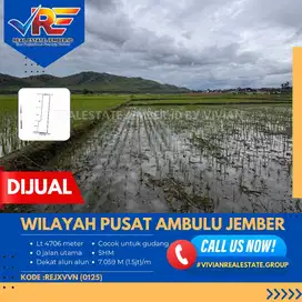 LAHAN PINGGIR JALAN UTAMA AMBULU JEMBER