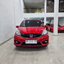 (TDP 13JT) BRIO 1.2 E Manual 2017 / 2018 merah honda satya