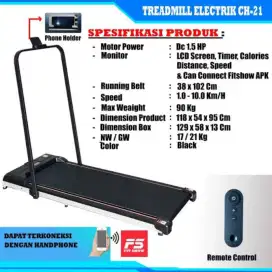 Treadmill Elektrik New Pad Berly Legacy Alat fitnes sepeda statis