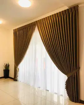 (JUAL–PASANG) HORDENG GORDEN GORDENG CUSTOM* TIRAI CURTAIN–VITRASE