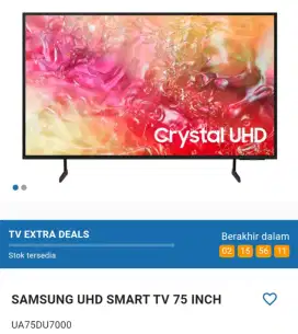 Promo tv 75inch