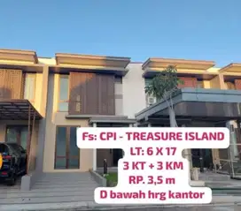 Dijual Rumah di Treasure Island CPI Makassar