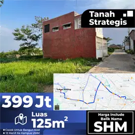 Tanah Bagus Dekat Kampus UMM dan UIN 3 Malang