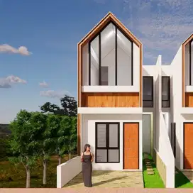 Dijual Rumah Baru 2 lantai Model Baru nempel Merr