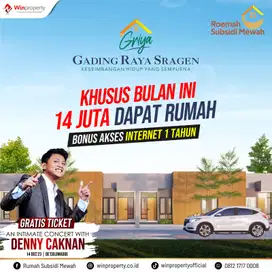 RUMAH SUBSIDI DI GRIYA GADING RAYA 14JT ALL IN