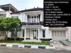 Kontrakan Rumah Mewah Di Cluster Mewah Area Colomadu