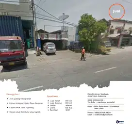 Jual gudang hitung tanah di 0 jalan Raya Kenjeran Surabaya