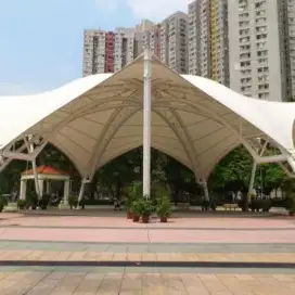 tenda membrane, pusat pembuatan tenda membrane terlengkap dan termurah