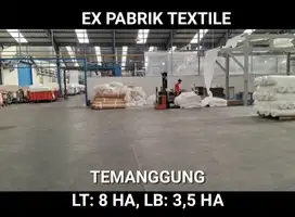 DIJUAL EX PABRIK TEXTILE TEMANGGUNG - MAGELANG