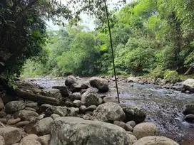 tanah los sungai murah view lembah  di tabanan bali