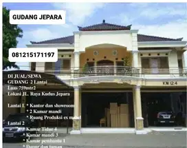 DISEWAKAN GUDANG JL. RAYA JEPARA - KUDUS