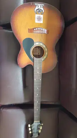 Dijual Gitar Akustik Acoustic Allegro FCS Jadul Oldschool Bonus Elixir