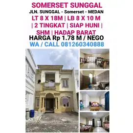 DI JUAL 1 UNIT VILLA SIAP HUNI DI KOMPLEK SOMERSET SUNGGAL