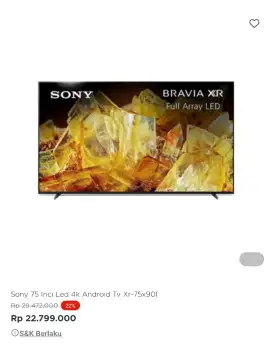 google tv bravia promo bisa cicilan syarat ktp tanpa dp