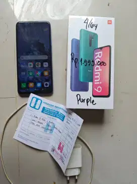 Xiaomi Redmi 9 4/64 Fullset(lengkap sampe nota ada)