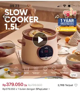 Emily Slow Cooker 1,5L