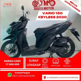 VARIO 150 KEYLESS 2020 LIKE NEW GRESS SIAP PAKE