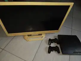 Jual ps 3 + tv sharp 32