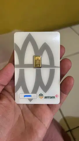 Antam 0.5 gram Certicard RM