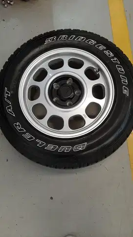 Velg HSR KLG R16+Ban Bridgestone Dueler AT 215/70R16