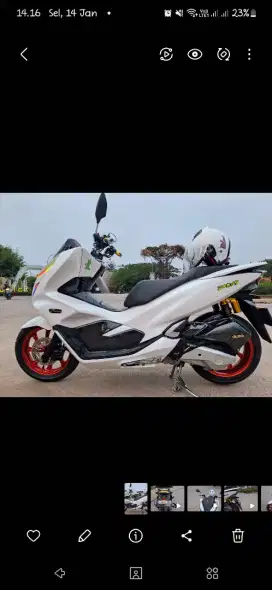 Pcx 2019 2020 white gress